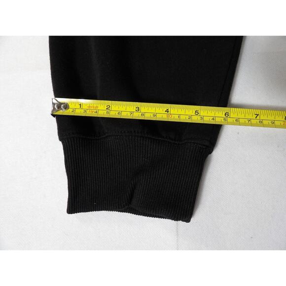 Bebe Sports Jogger Sweatpants Womens 2X Black Graphic Spellout Logo Lounge - Picture 6 of 14